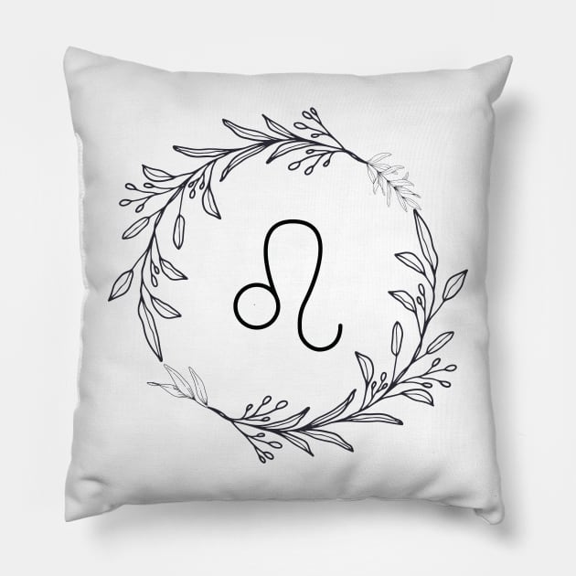 Leo Sign Pillow by TheSoldierOfFortune