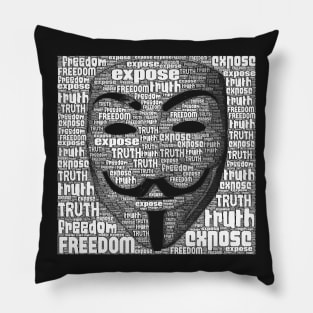 Anonymous Mask Pillow