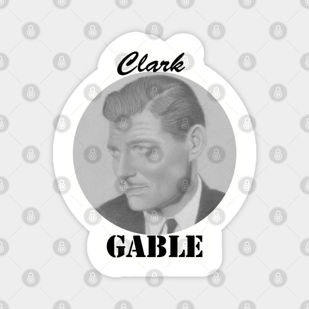 Clark Gable Magnet by jkarenart