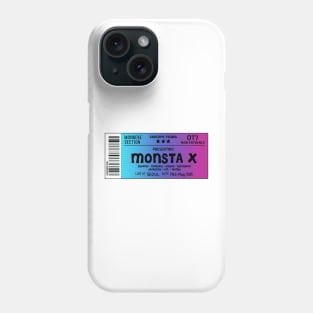 MONSTA X Concert Ticket Phone Case