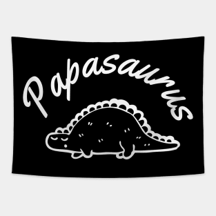 Papasaurus. A Cute Design For Dad. Tapestry
