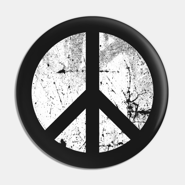 Peace Symbol sign Pin by ClothedCircuit