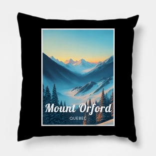 Mount orford ski - Quebec Canada Pillow