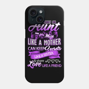 Aunt Can Give Hugs Like a Mother Auntie - Mother's Day Gift Phone Case