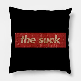 THE SUCK - SIMPLE RED VINTAGE Pillow