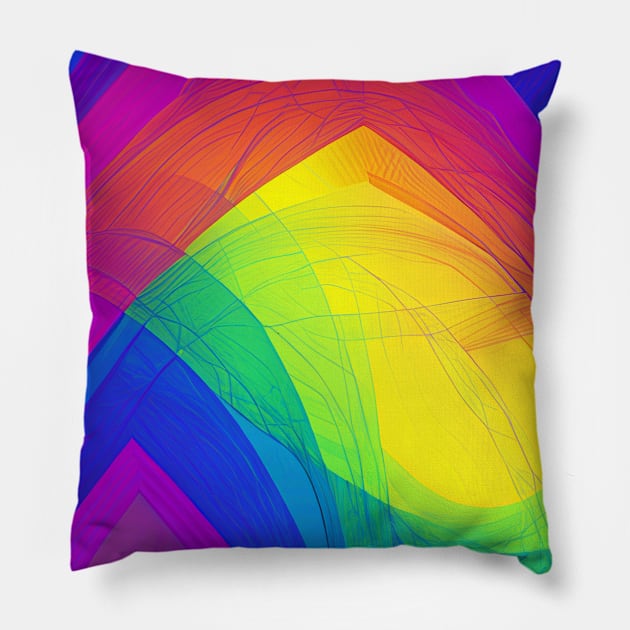 Lines 63 Pillow by ABSTRACT-IVISM