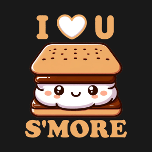 I Love You Smore Funny Camping S'more Pun T-Shirt