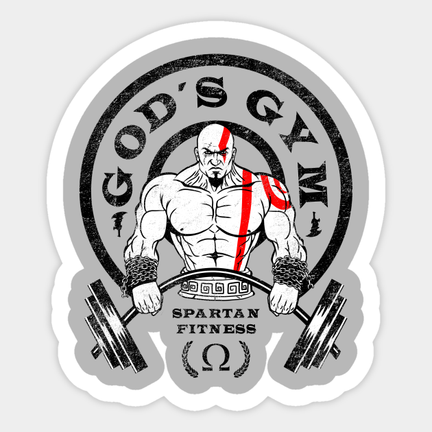 God's Gym - Training - Sticker