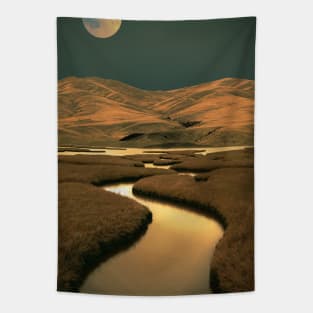 River of Gold Tapestry