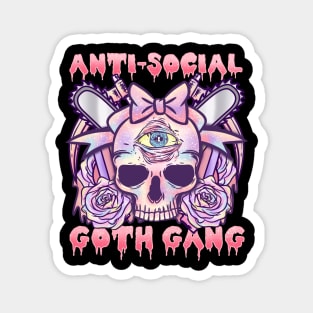 Anti Social Goth Gang I Anime Manga Kawaii print Magnet