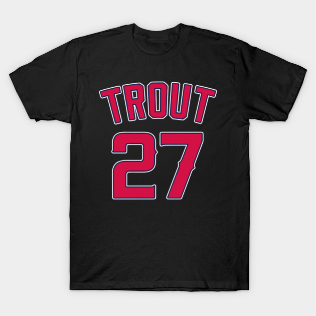 mike trout t shirt jersey