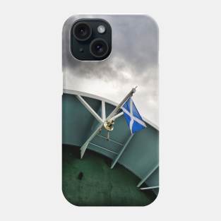 Raised bow with a saltire and ship's bell Phone Case