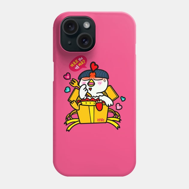 Spicy Chicken Noodles Phone Case by Sketchy