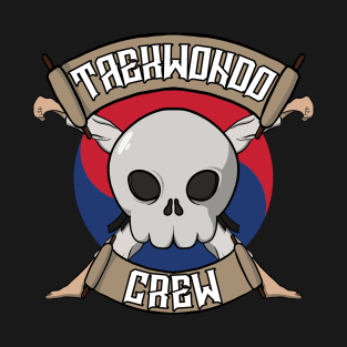 Taekwondo crew Jolly Roger pirate flag T-Shirt