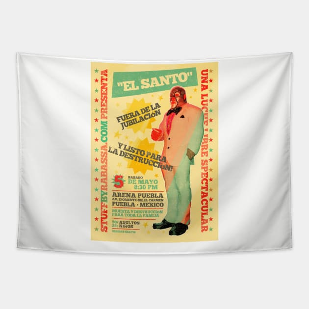 El Santo Tapestry by Rabassa