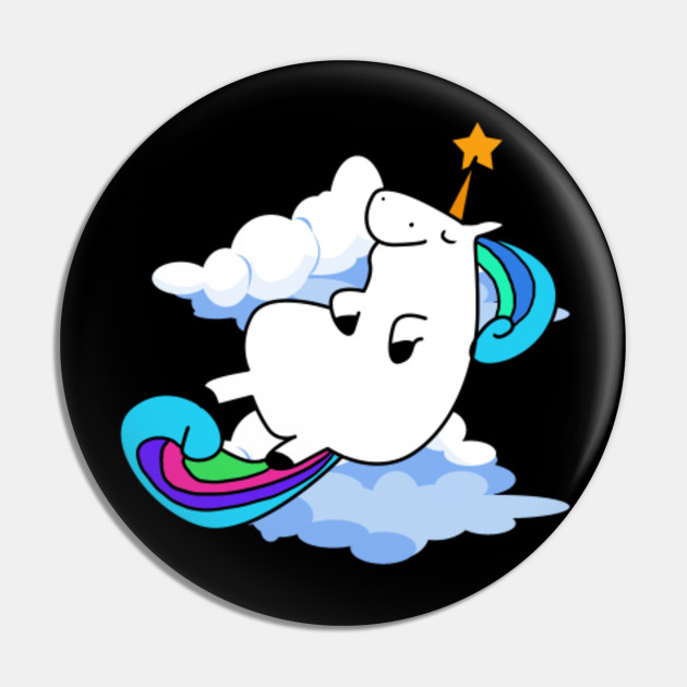 Unicorn Rainbow Cloud Girls Colorful Gift Idea Unicorn Pin Teepublic Au