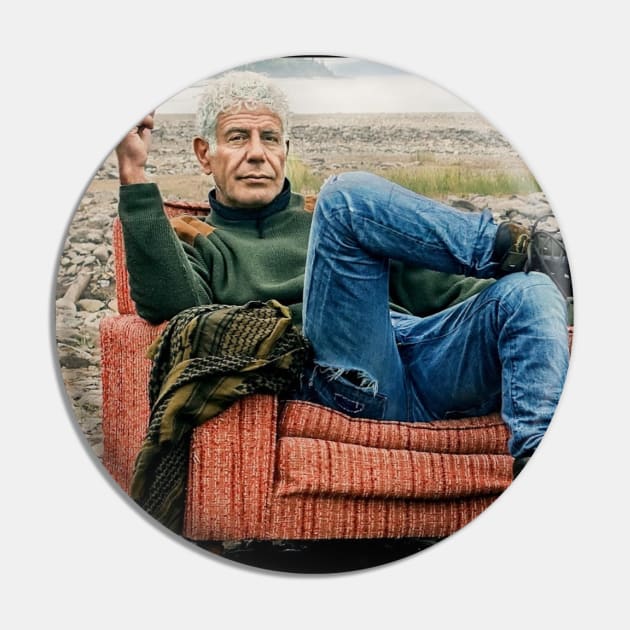 Anthony Bourdain Parts Unknown Color Pin by marat