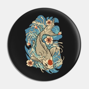 Japanese Koi Fish Pin