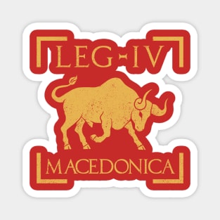 Legio IV Macedonica Bull Emblem Roman Legion Magnet