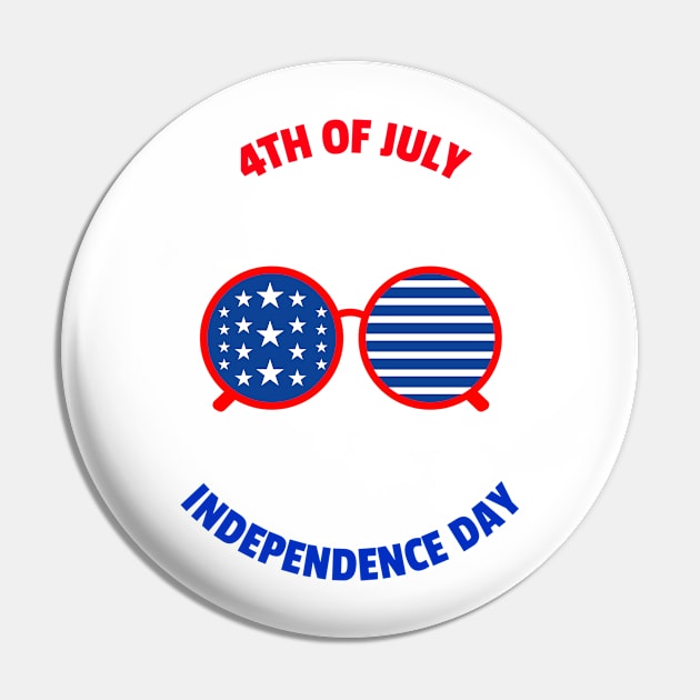 Independence Day Pin by Gnawtees