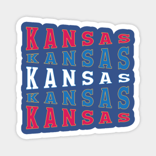 NATIONAL TEXT ART USA KANSAS Magnet