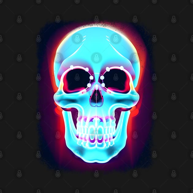 Glowing Skull by rajjuneja