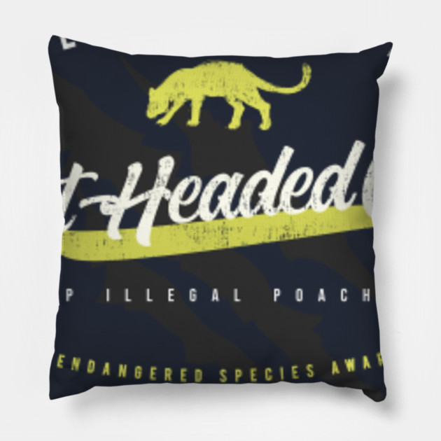 Flat Headed Cat Endangered Animals Pillow Teepublic