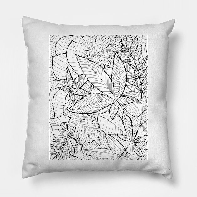 Fallen leaves Pillow by katerinamk