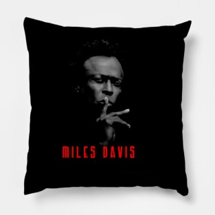 miles davis visual art Pillow