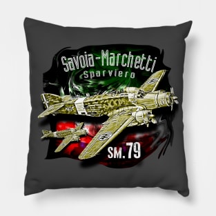 Savoia Marchetti SM79 Sparviero Pillow