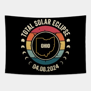 Ohio Total Solar Eclipse 2024 American Totality April 8 Tapestry