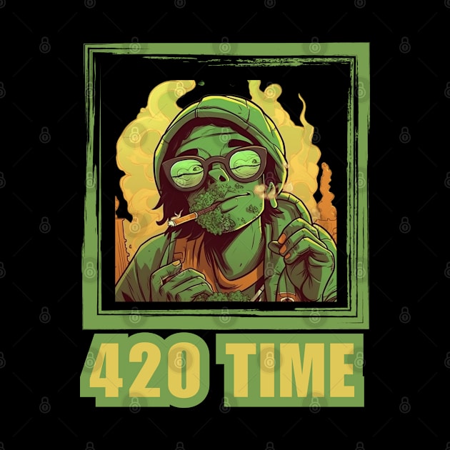 420  Time Stoned Geek by FrogandFog