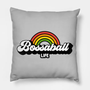 Groovy Rainbow Bossaball Life Pillow