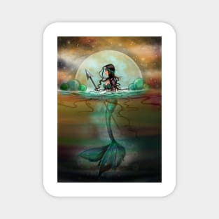 Mystic Sea Mermaid Fantasy Art by Molly Harrison Magnet