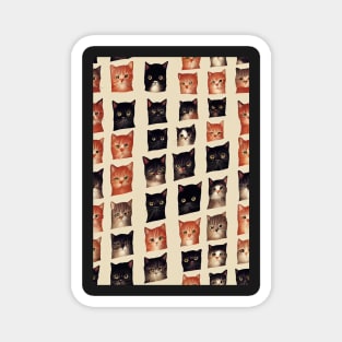 Lots of Cats. Perfect gift for Cats Lovers or for National Cat Day, #26 Magnet