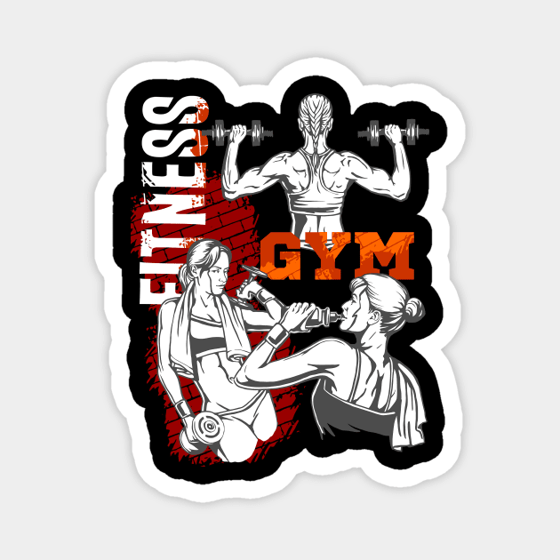 Fitness centre Magnet by nemram