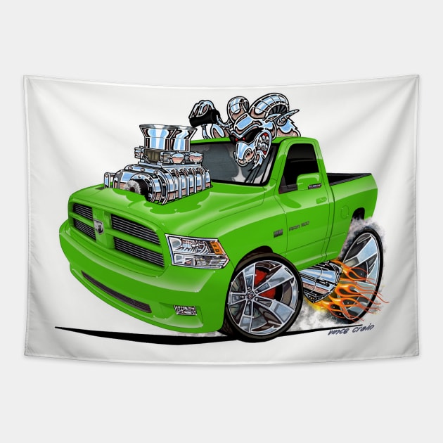 Dodge Ram Sublime Truck Tapestry by vincecrain