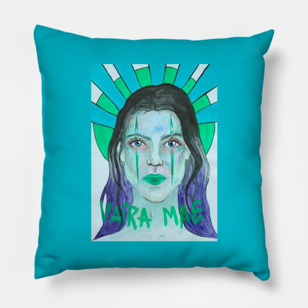 Clown girl Pillow by deadblackpony