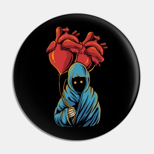 Heart ballon Pin