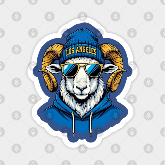 Los Angeles Spirit Animal Magnet by UrbanLifeApparel