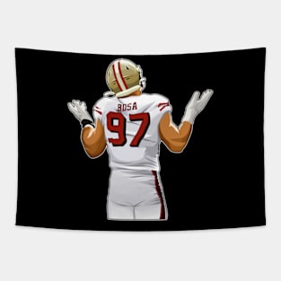 NickBosa #97 In Action Tapestry