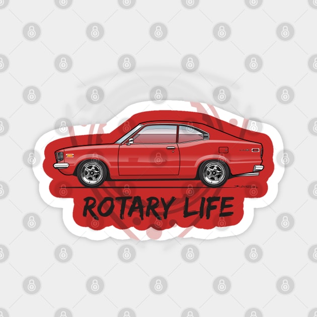 Multi Color Rotary Life Magnet by JRCustoms44