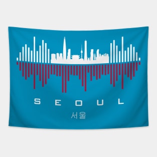 Seoul (서울) Soundwave Tapestry