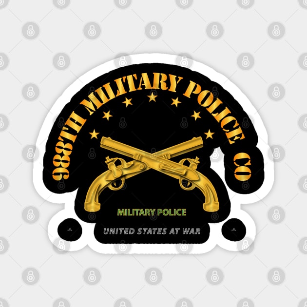 988th Military Police Company Magnet by twix123844