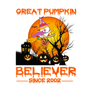 great pumpkin believer since 2002  AKITA inu T-Shirt