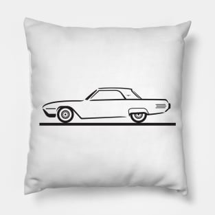 1961 Ford Thunderbird Hard Top Pillow