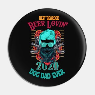 Best Bearded Beer Lovin' Dog Dad Ever Father's Day, Dog Dad, Gifts For Dad, Bearded Dad, Beer Loving Dad Pin