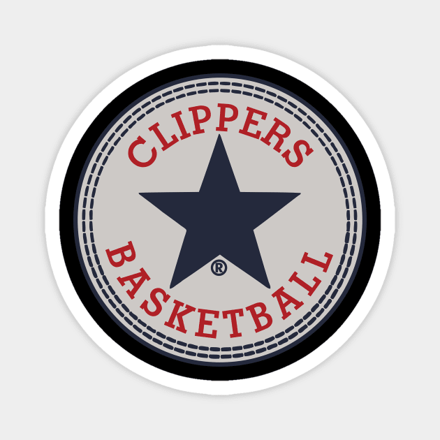 Clippers Basketball Magnet by teakatir