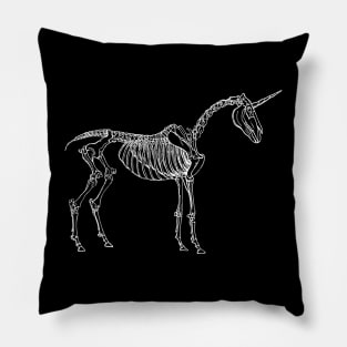 Unicorn Skeleton Pillow