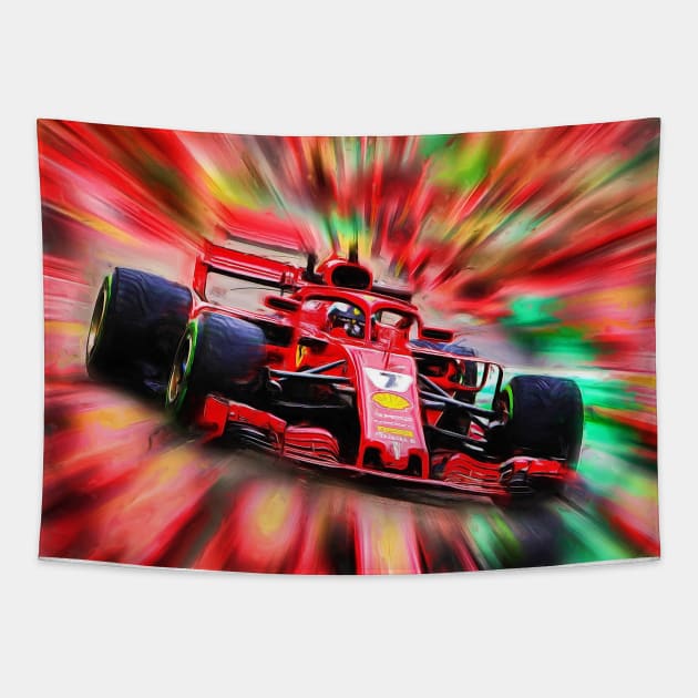 Kimi Raikkonen Tapestry by DeVerviers